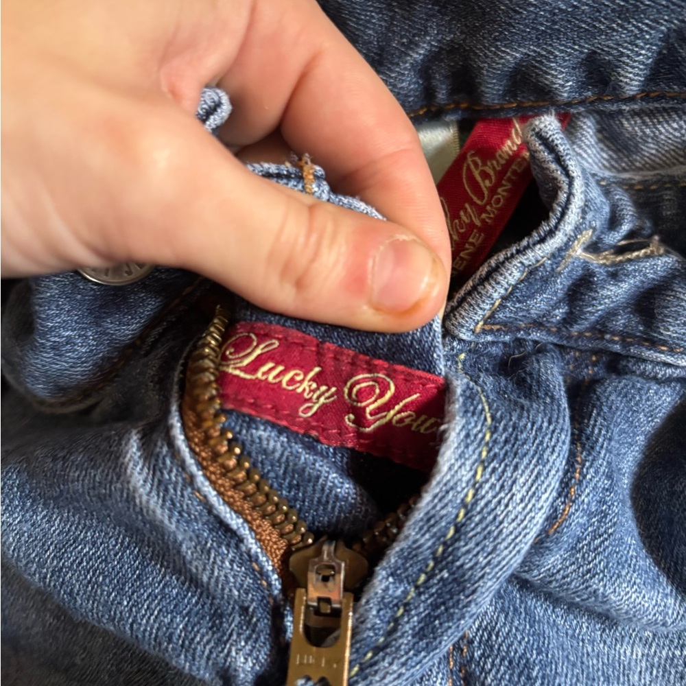 Lucky Brand Women's Denim Jeans with Brass Zipper